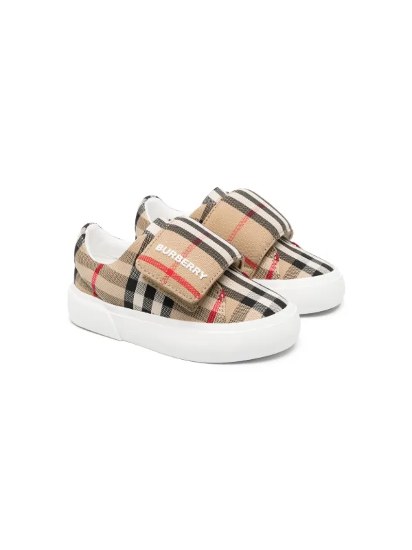 Burberry strap sneakers hot sale