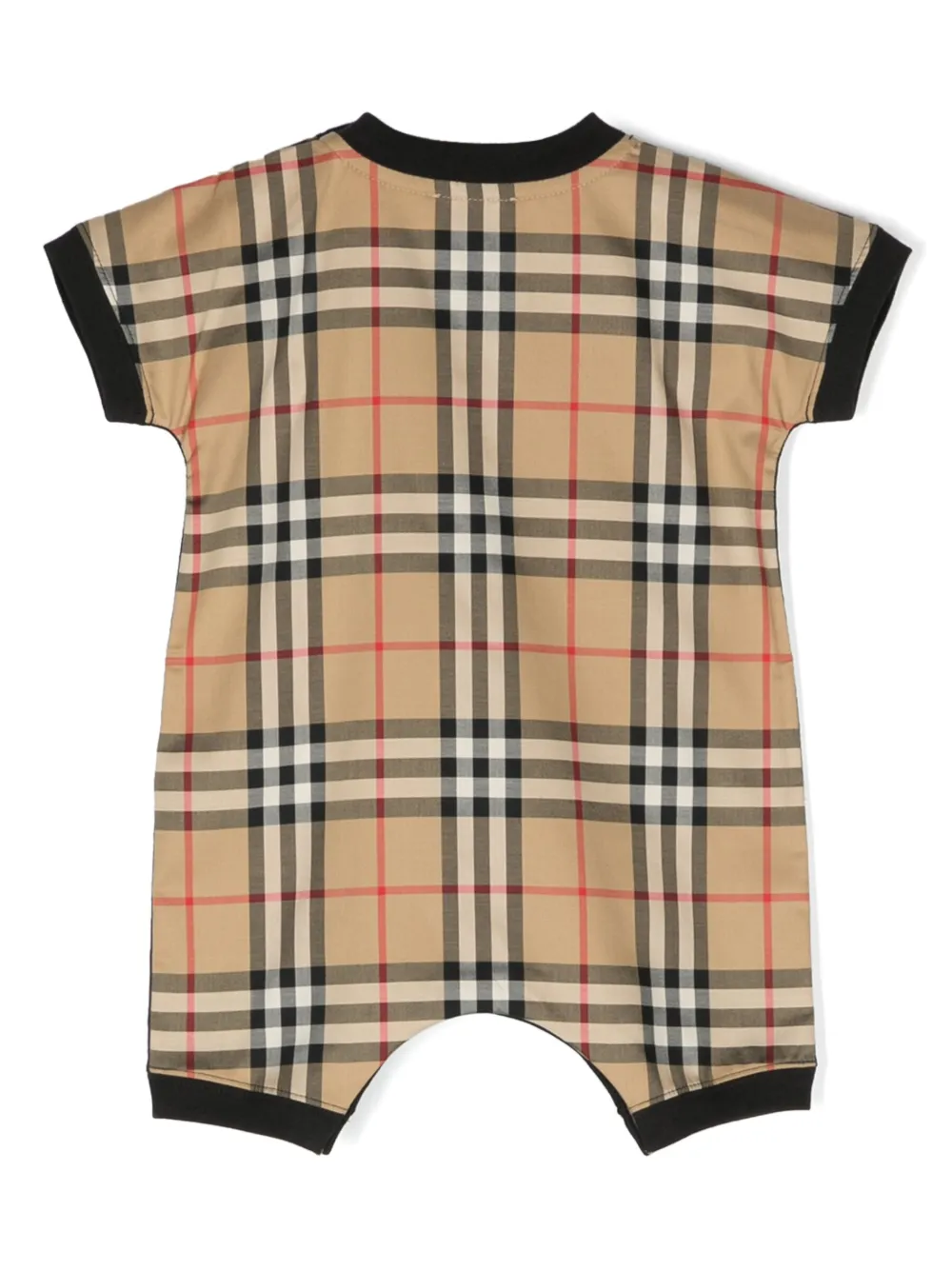 Burberry Kids Geruit babypakje - Zwart