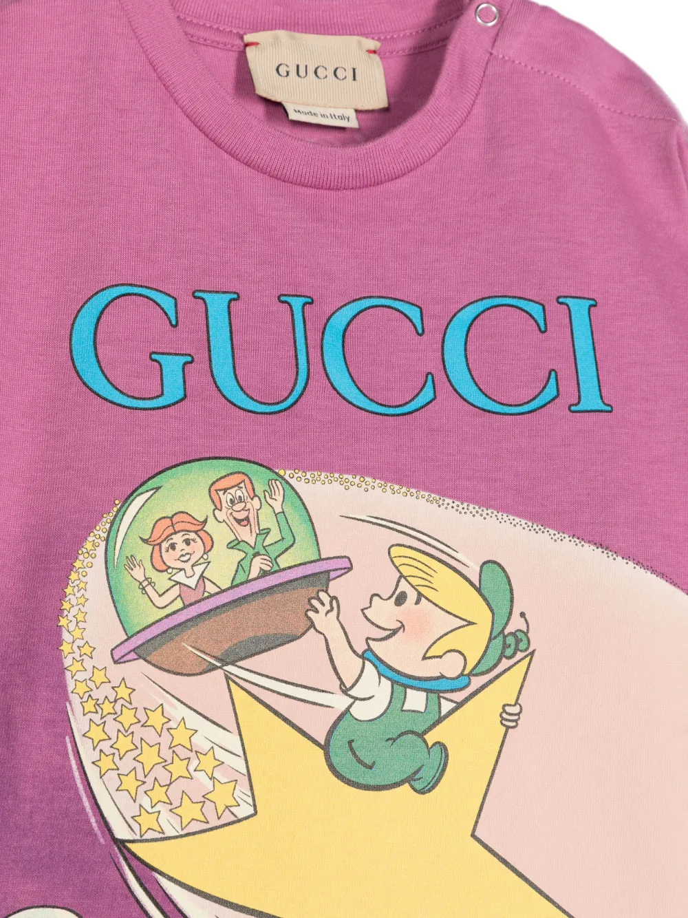Gucci Kids The Jetsons-print T-shirt | Pink | FARFETCH IN