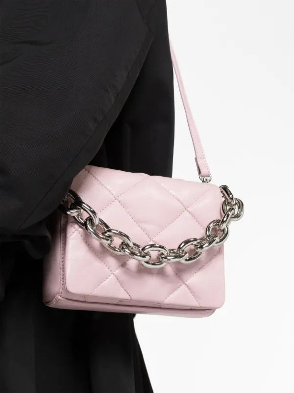 STAND STUDIO Hestia キルティングレザー ショルダーバッグ | グリーン