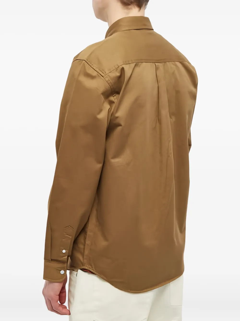 Carhartt Cotton Shirt In Brown