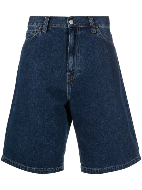 Short en jean à patch logo - Carhartt WIP - Modalova