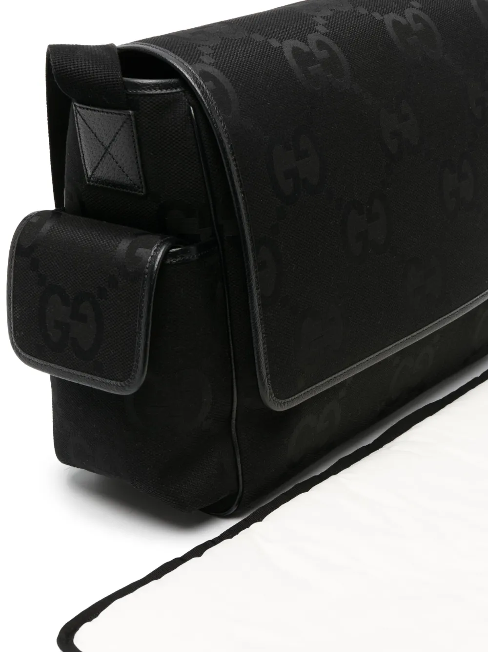 Gucci Kids Luiertas met GG-logo - Zwart
