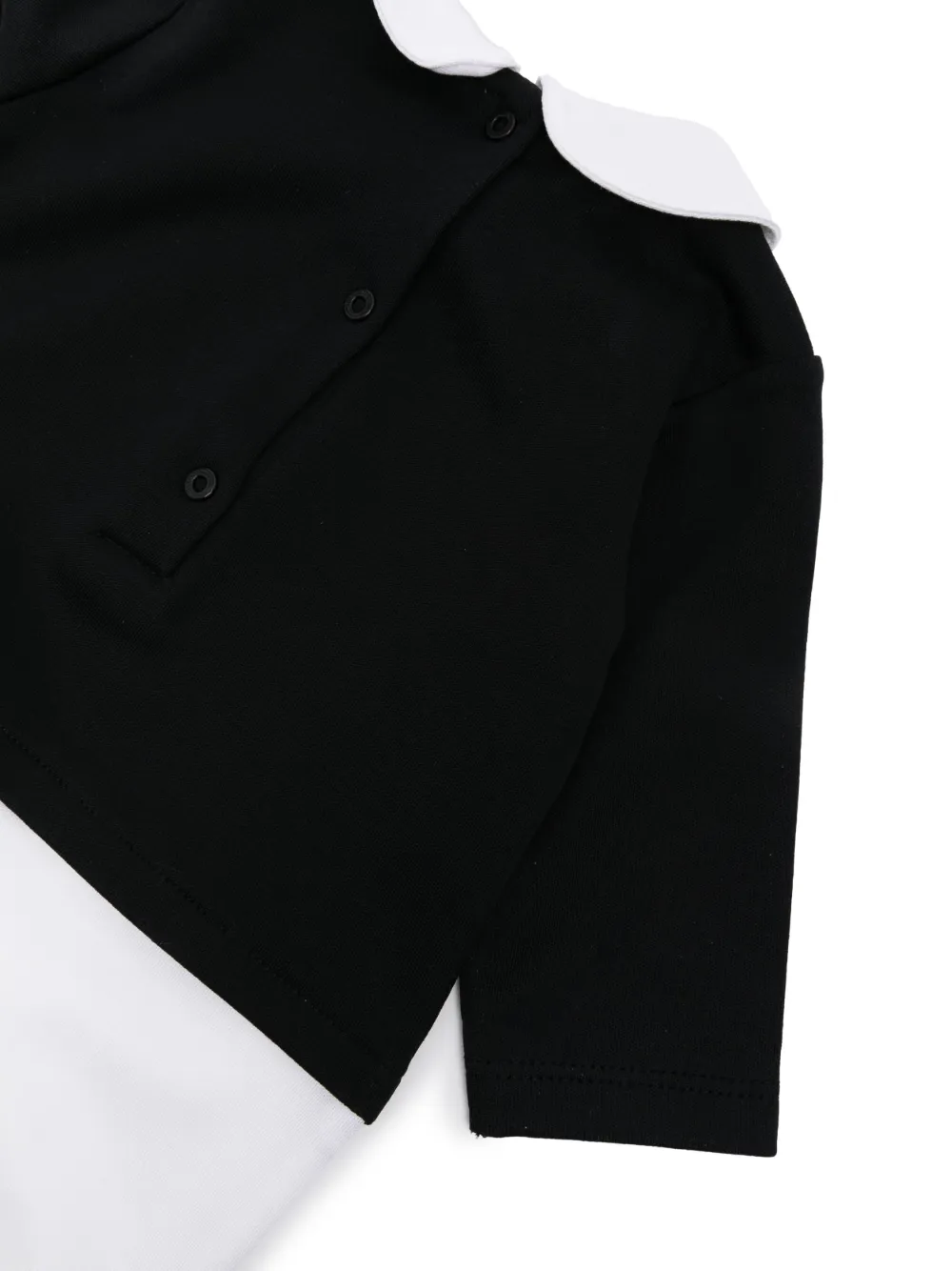 Balmain Kids Babypakje met logoprint - Zwart