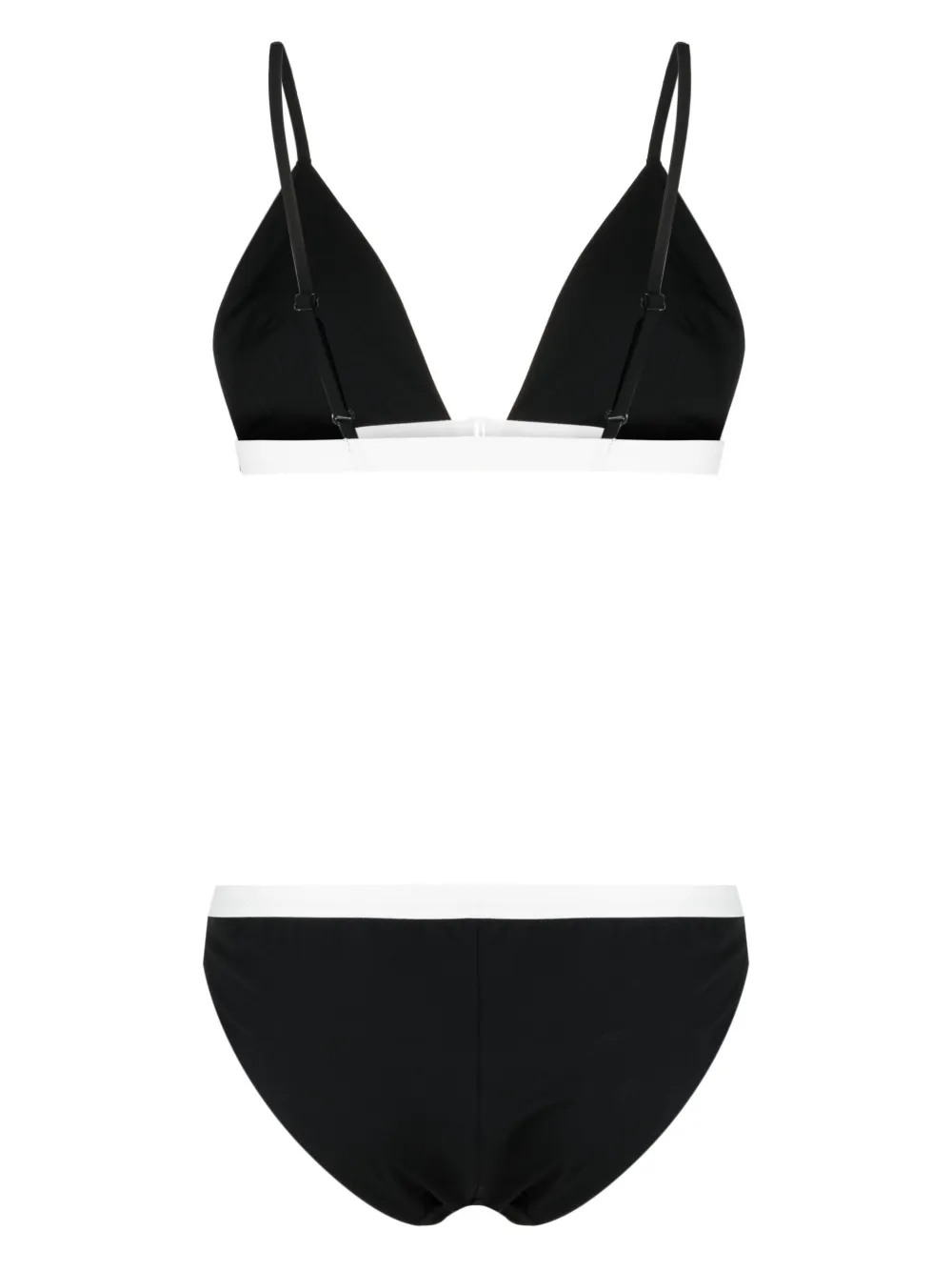 Jean Yu Tweekleurige bikini - Zwart