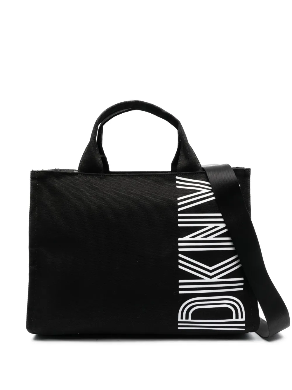 DKNY logoprint Canvas Tote Bag Farfetch