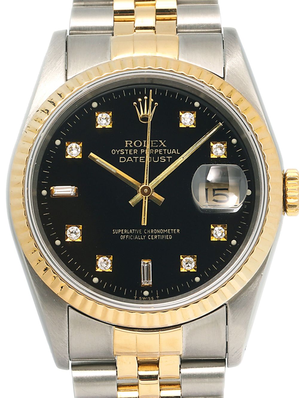 Rolex Pre-owned Datejust horloge - Zwart