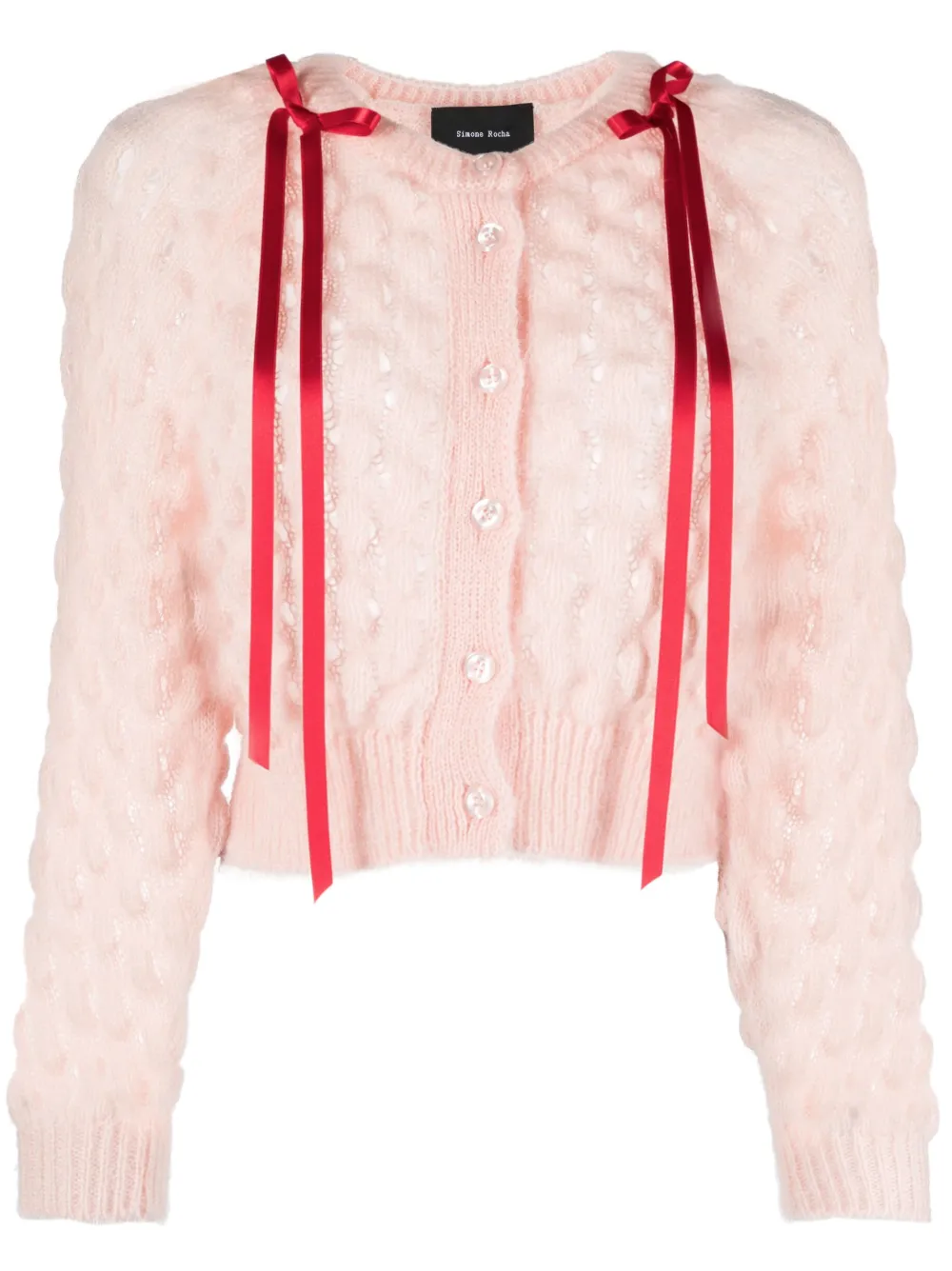 Simone Rocha bow-embellished stretch-jersey Bodysuit - Farfetch