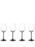 Villeroy & Boch Manufacture Rock wine glasses (set of 4) - Black