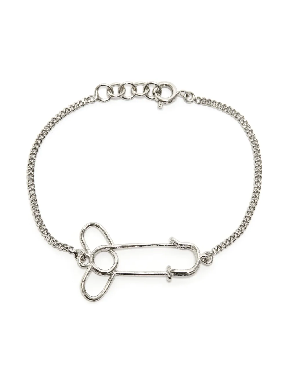 JW Anderson bracelet à breloque épingle - Argent Top Merken Winkel