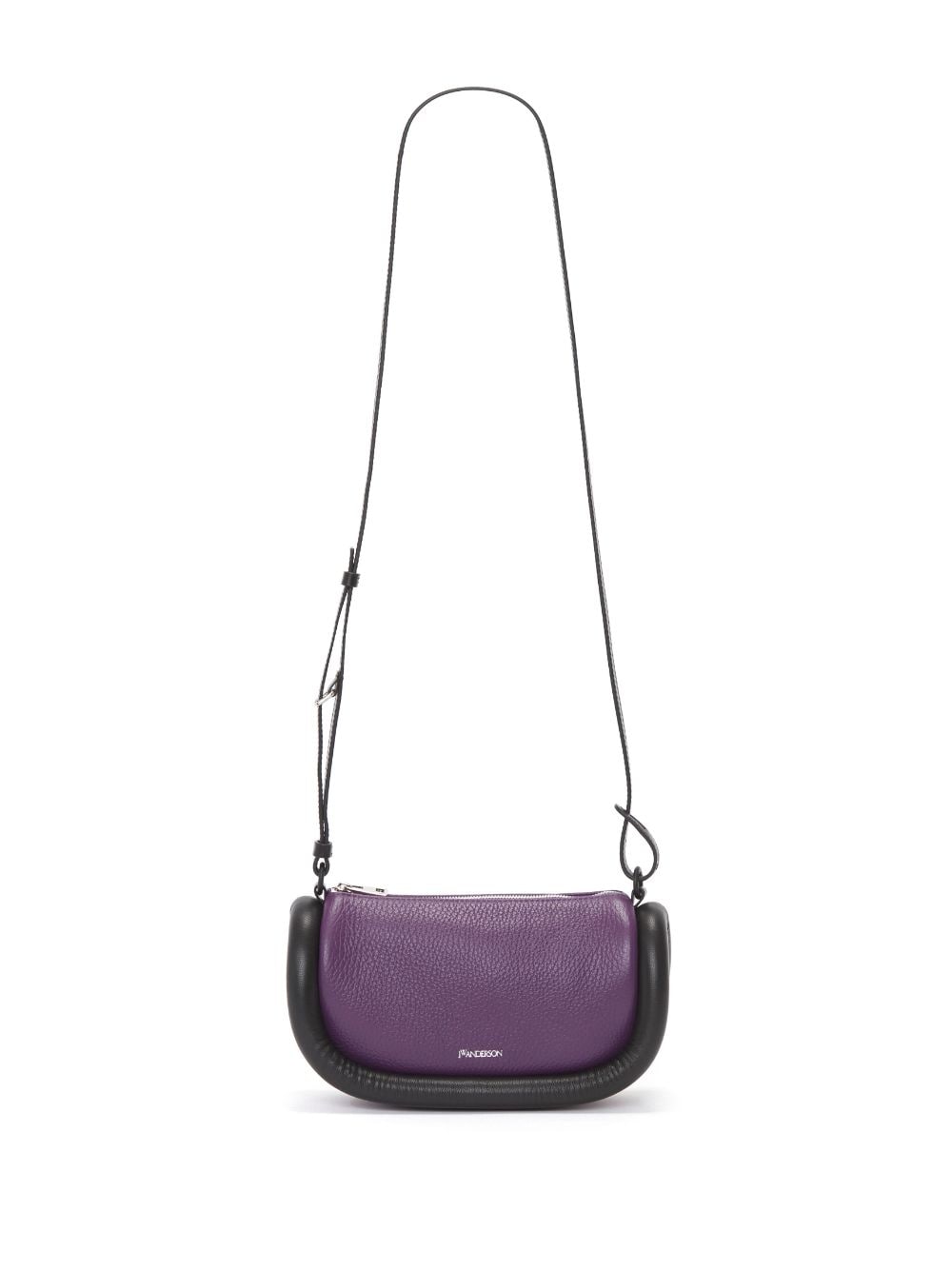 Shop Jw Anderson Bumper-12 Leather Crossbody Bag In Violett