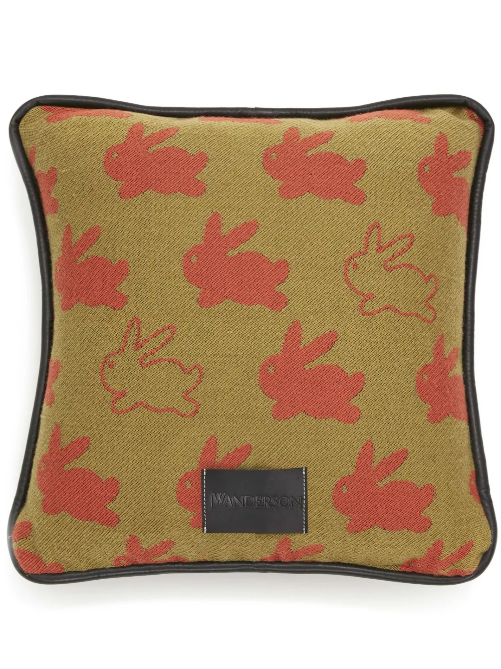 JW Anderson coussin à patch logo - Marron Top Merken Winkel