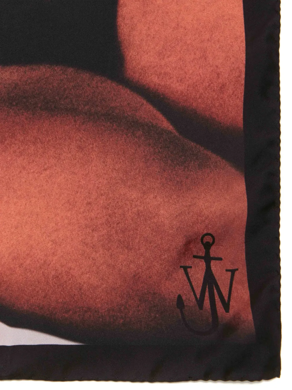 JW Anderson photograph-print silk scarf - Paars