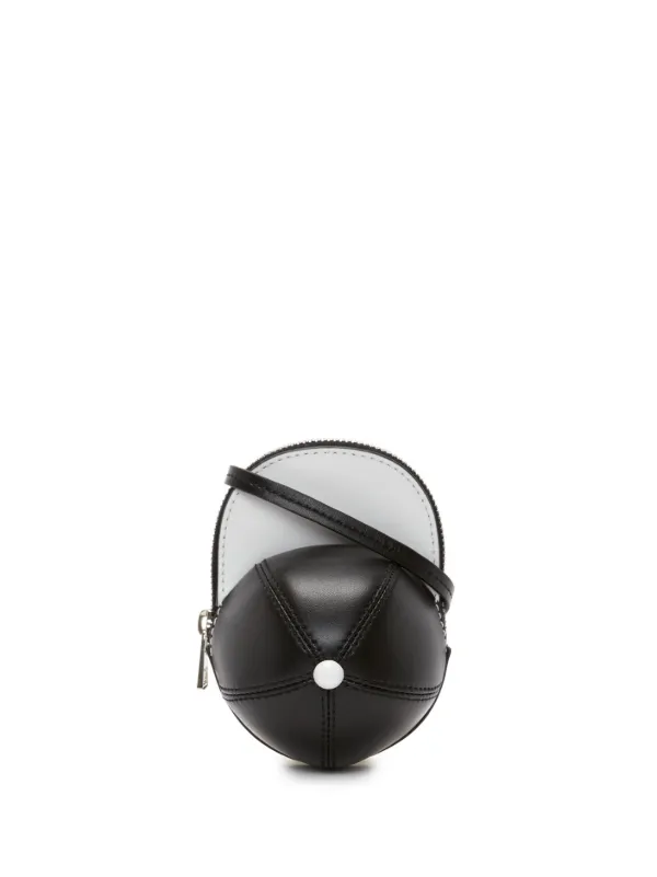JW Anderson Cap Leather Mini Bag | Black | FARFETCH