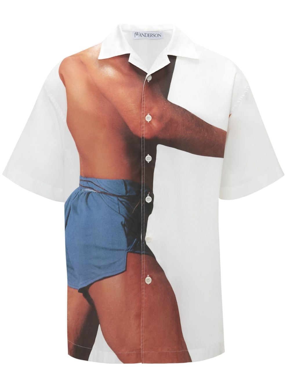 Image 1 of JW Anderson photograph-print short-sleeve shirt