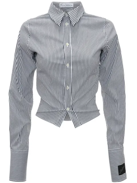 JW Anderson stripe-print fitted shirt 