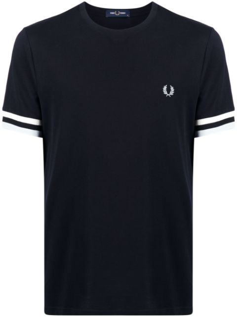 Fred Perry - embroidered-logo crew-neck T-shirt