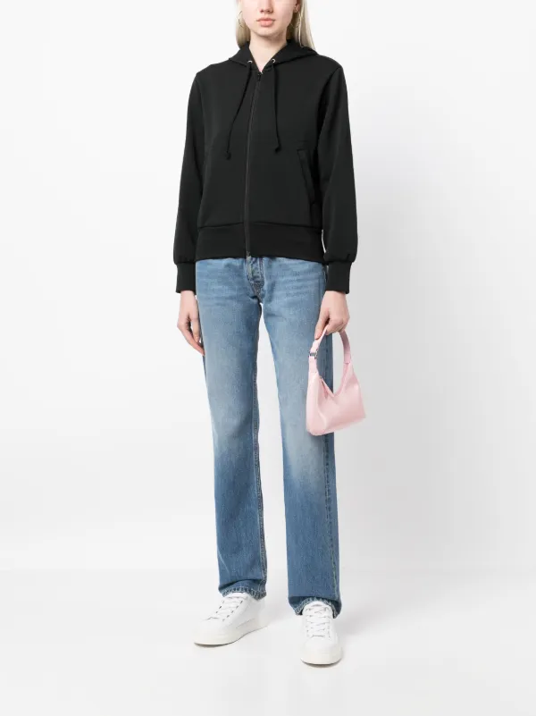Cropped-Hoodie mit Logo