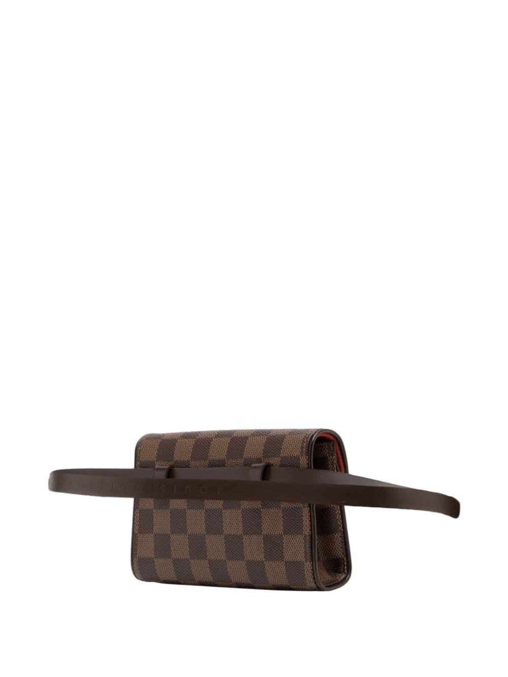 Pre-owned Louis Vuitton 2005  Pochette Florentine Belt Bag In Brown