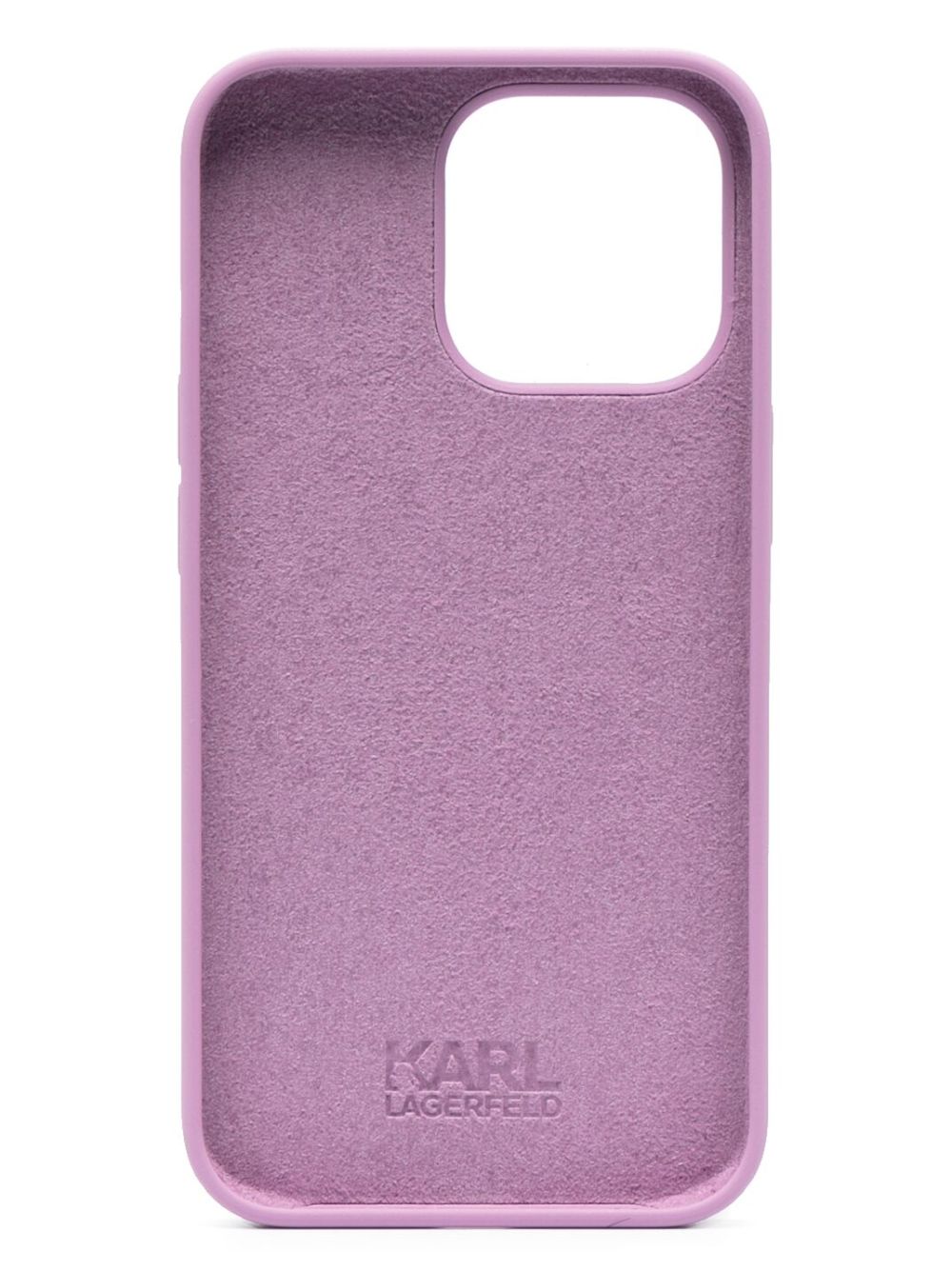 Karl Lagerfeld iPhone 13 Pro Max hoesje met logo - Roze