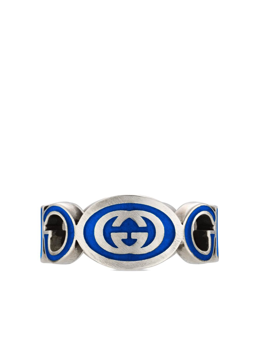 Gucci Interlocking G Enamel Ring In Undefined