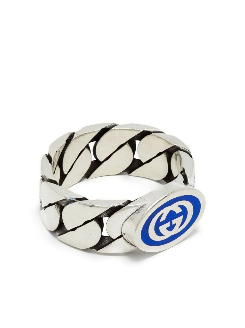 Gucci Interlocking G chain ring | Silver | Image 1
