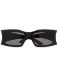 Balenciaga Eyewear Hourglass rectangle-shape sunglasses - Black
