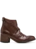 Officine Creative Denner 113 leather 55mm boots - Brown