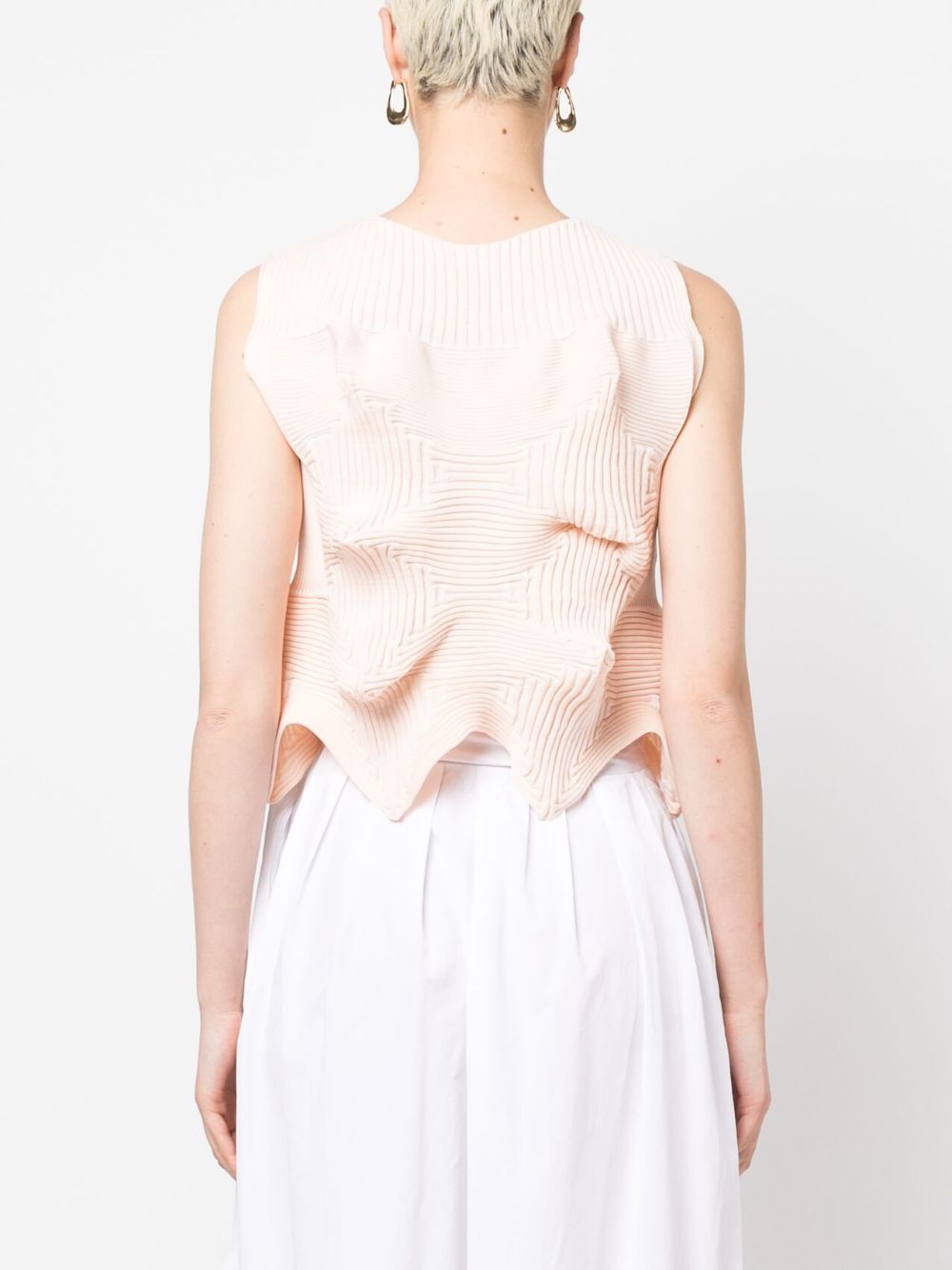 Pleats Please Issey Miyake Linkage Structured Pleated Top - Farfetch