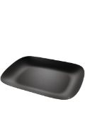 Alessi Moiré textured rectangular tray - Black