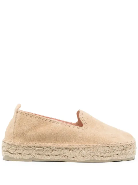 Manebi braided-sole suede espadrilles