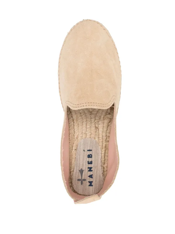 Manebi braided sole Suede Espadrilles Farfetch