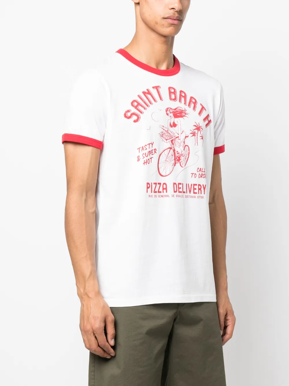 MC2 SAINT BARTH GRAPHIC-PRINT COTTON T-SHIRT