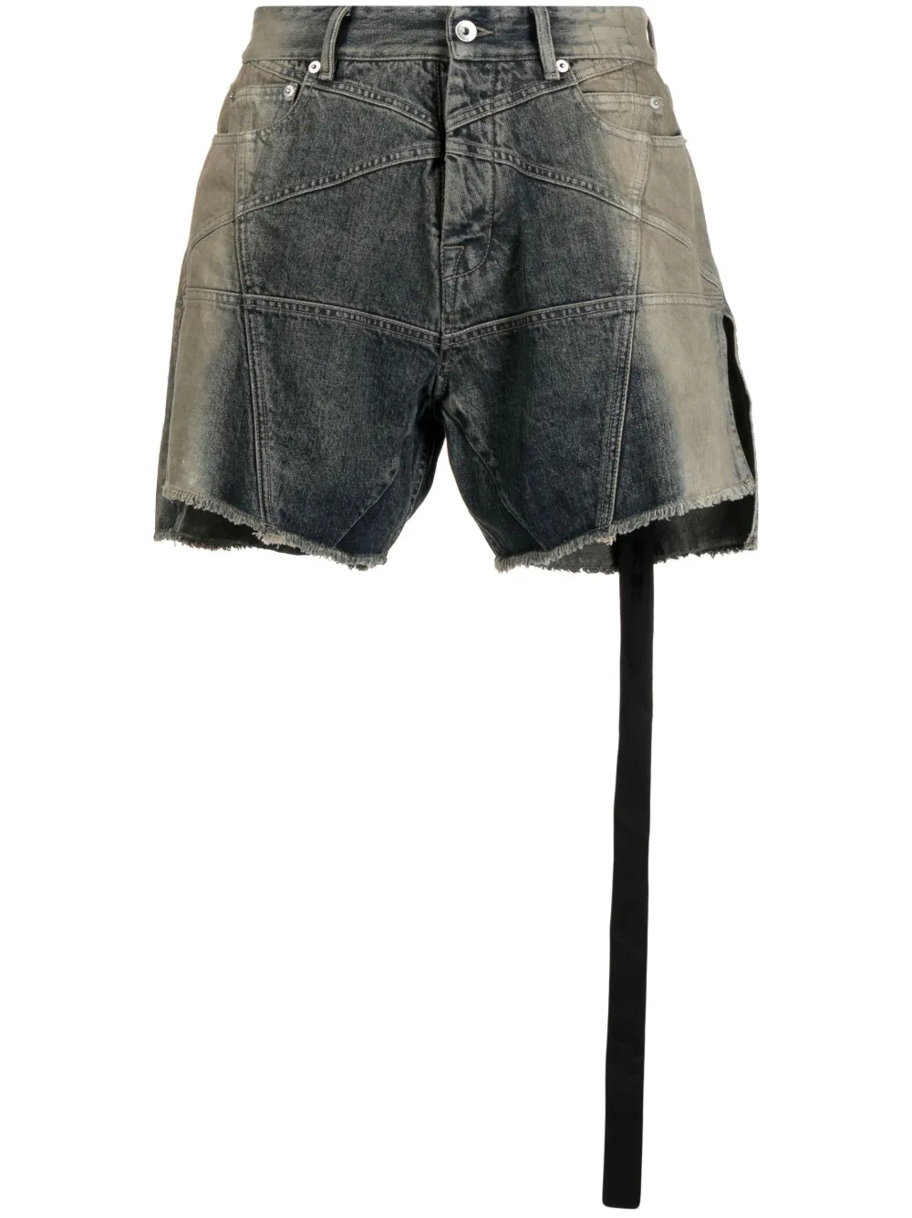 Rick Owens DRKSHDW Trucker high-low Hem Denim Shorts - Farfetch