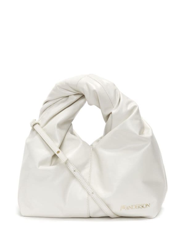 JW Anderson Twister Leather Tote Bag - Farfetch