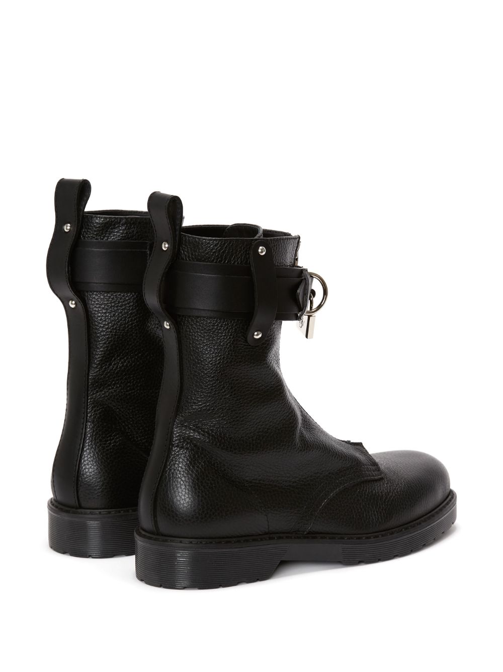 JW Anderson padlock combat boots Women