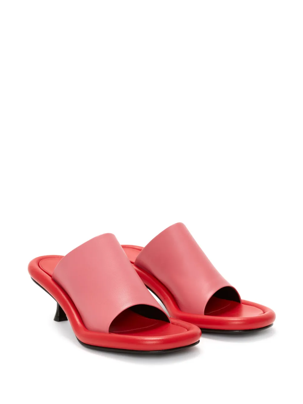 JW Anderson Bumper-Tube slip-on leather mules - Rood