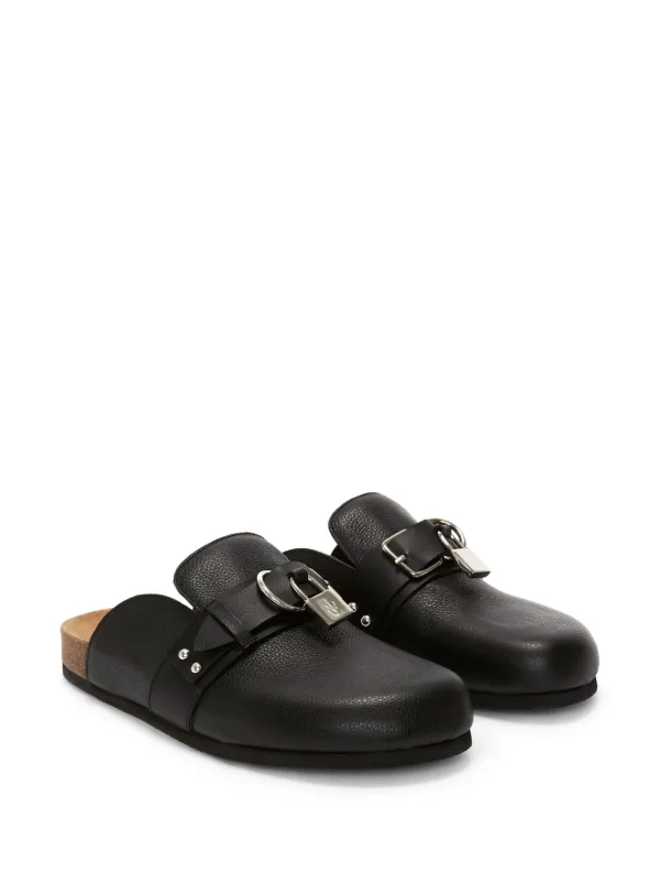 ALM. VIVLOS LEATHER MULES （ブラック）36 VIVLOS LEATHER MULES