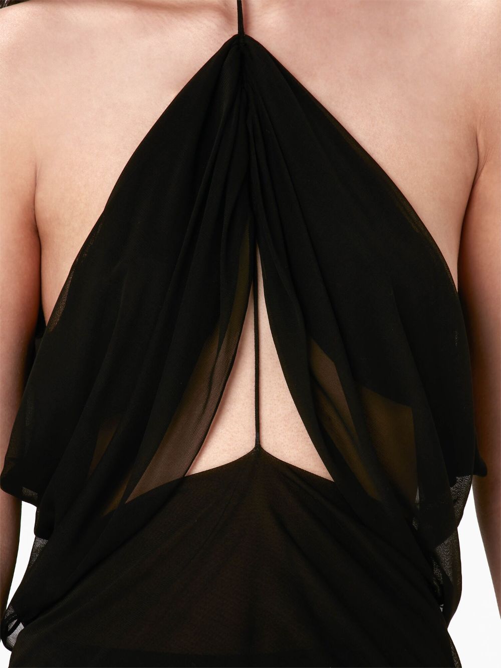 Shop Jw Anderson Draped Sleeveless Top In Black