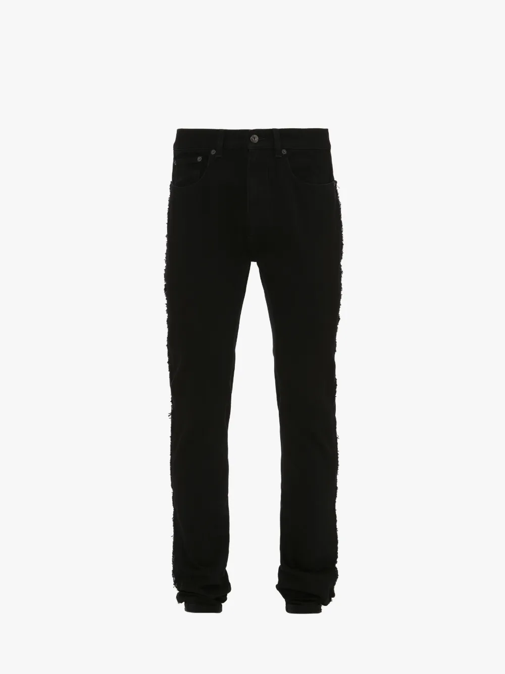 Jw Anderson Twisted Slim Fit Jeans In Black