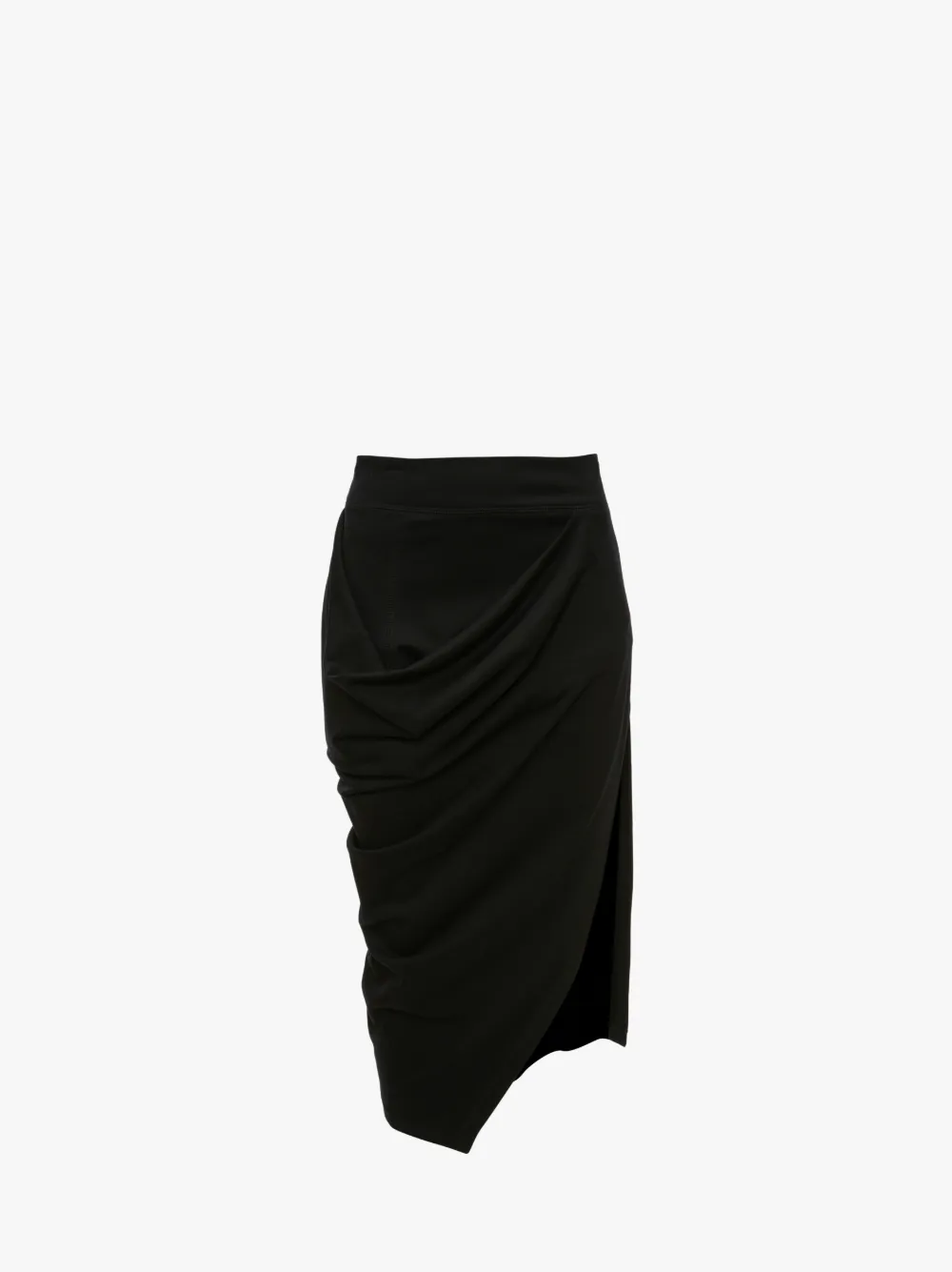 Jw Anderson Midi Skirt Woman Midi Skirt Black Size 8 Viscose In Black
