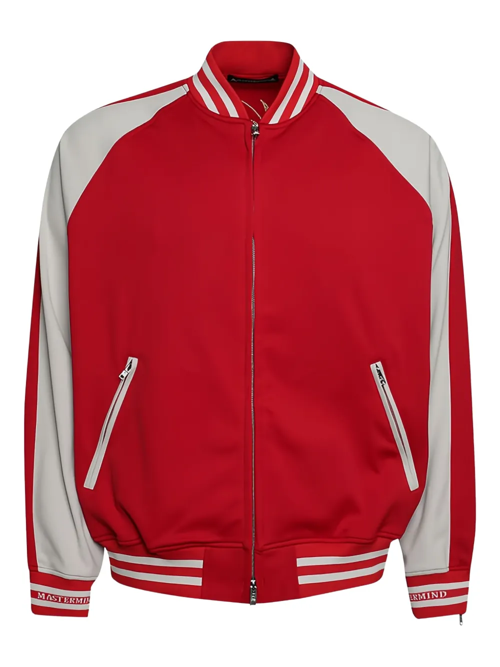 Mastermind World Shoulder Line bomber jacket | Red | Image 1