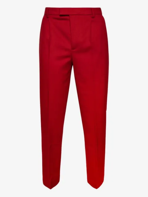 VTMNTS pleated-front wool trousers