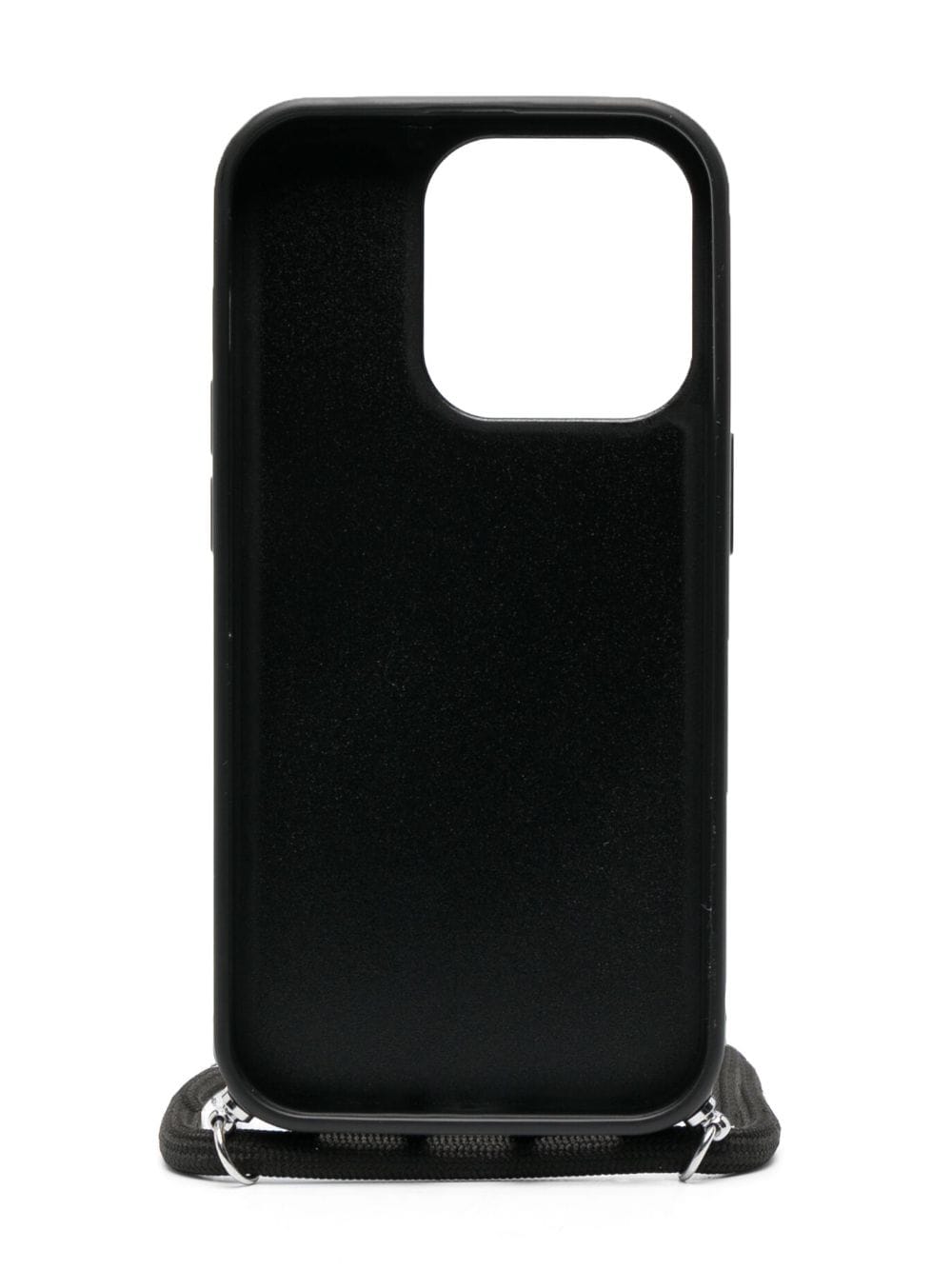Shop Karl Lagerfeld Logo-embossed Iphone 14 Pro Case In Black
