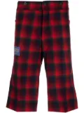 Maison Margiela x Pendleton checked bermuda shorts - Red