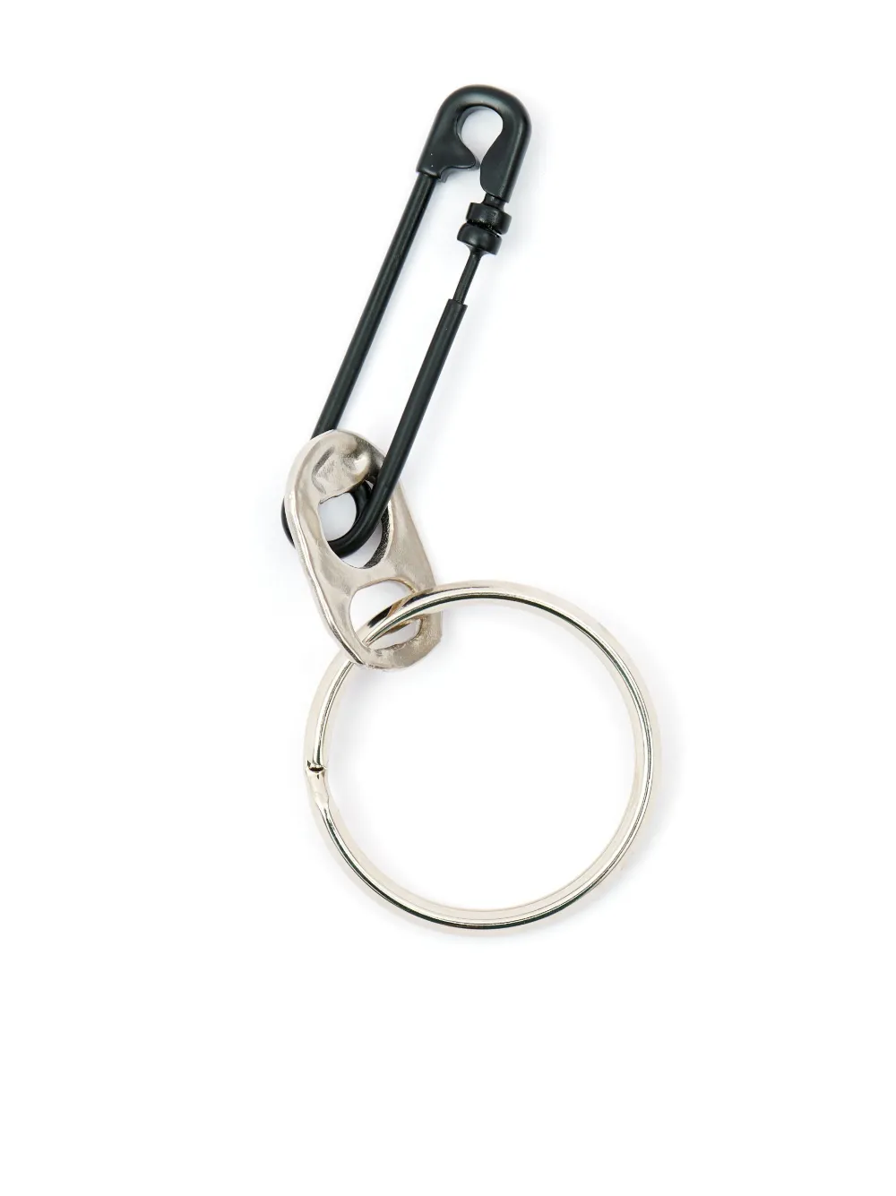 MAISON MARGIELA PIN-FASTENING HOOP EARRING