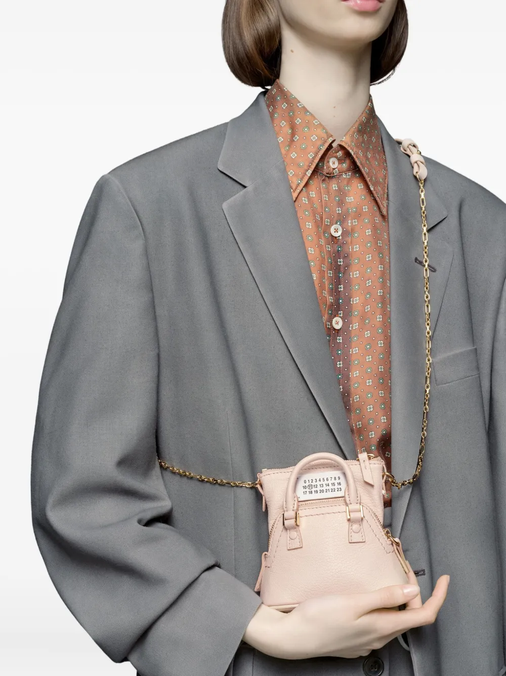 Maison Margiela micro Classic 5AC shoulder bag - Roze