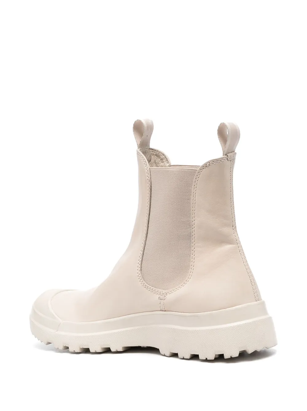 Shop Officine Creative Pallet 107 Leather Ankle Boots In Neutrals