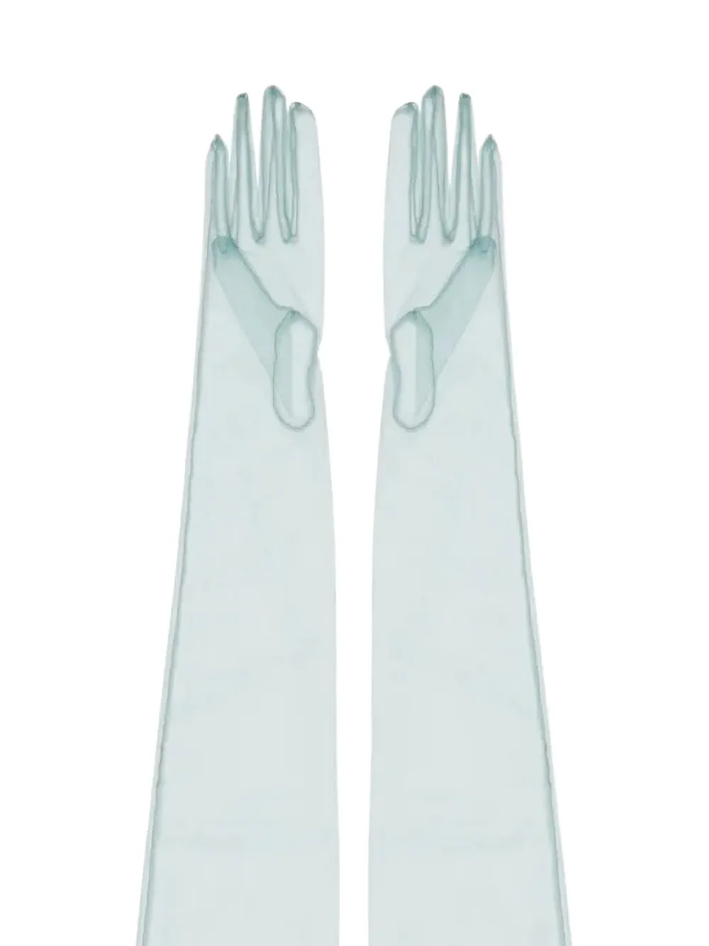 Maison Margiela elbow-length sheer gloves | Image 2