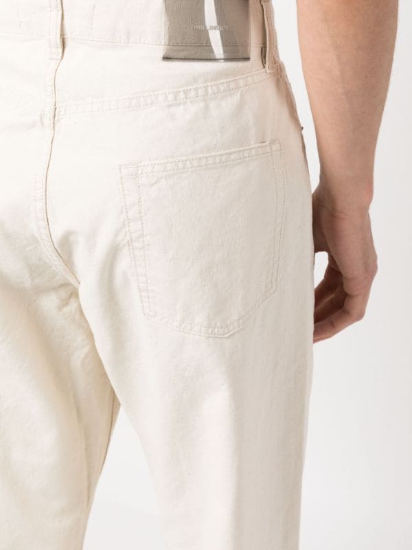 OUR LEGACY straight-leg Cotton Trousers - Farfetch